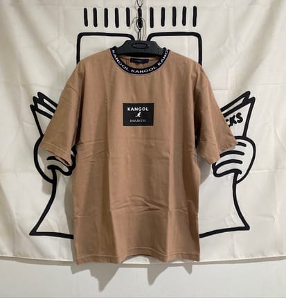 Rageblue x Kangol Box Logo Jacquard Neck Tshirt