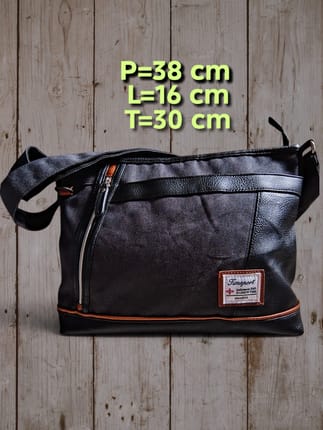 Casual Reworked Bag Pria black gray