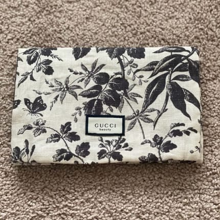 Gucci Beauty Pouch Bag Floral Pattern