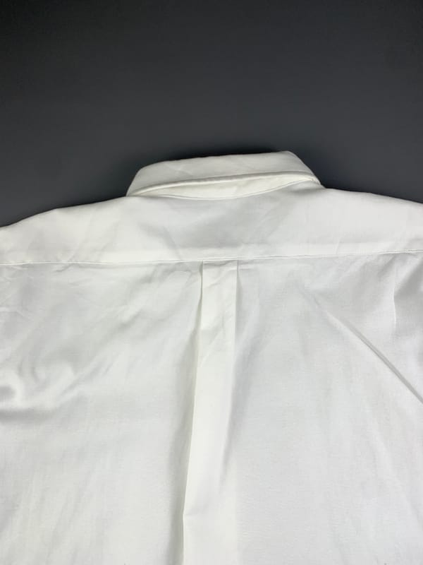 LAFUDGE STORE White Oversize Plain Shirt (L), foto 5