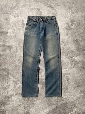 Wrangler Streetwear Y2K Jeans Pria blue