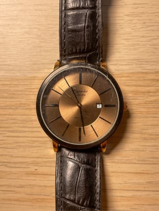 Alexandre Christie Bronze Sunburst Sector Dial