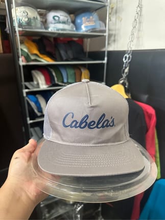 Cabela’s Bass Pro Shop Trucker Caps Classic Logo Script