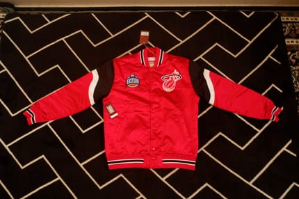 Michell & Ness Heavyweight Satin Jacket Size L