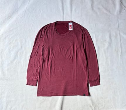Kaos Panjang Lengan 9/10 Uniqlo Heattech Extra Warm Crewneck