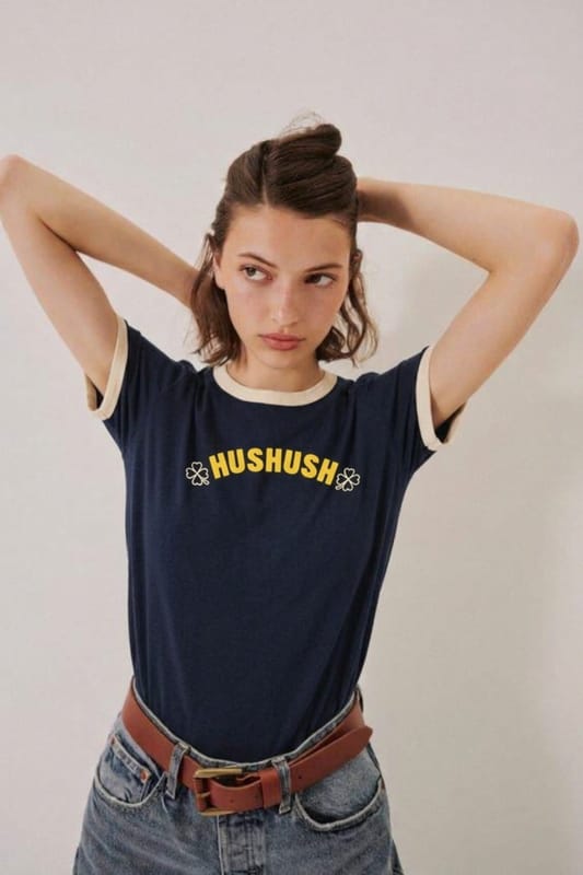 HushHush Ringer women tshirt, foto 2