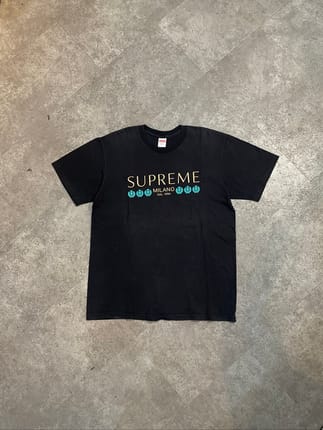 Supreme Milano Tee Black SS21