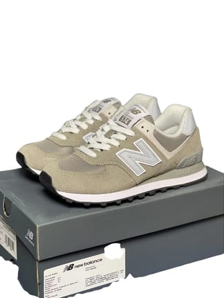 Sepatu Nb 574 Grey Original