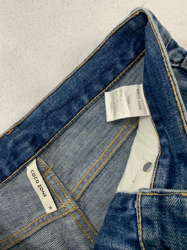 2000s coco zone semi Bootcut Blue Wash, foto 7