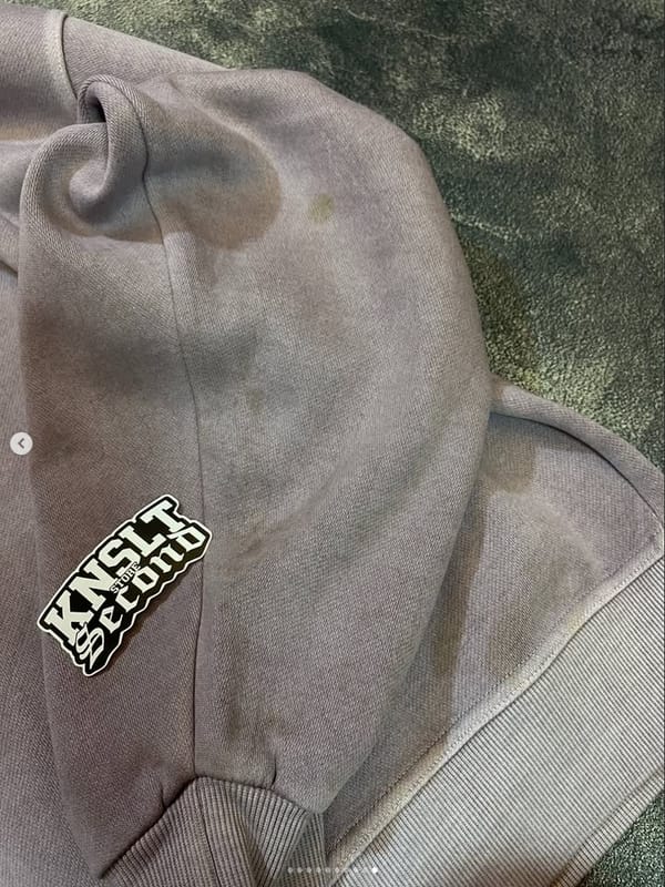Zipper Hoodie Washed Pigment Pepper, foto 10