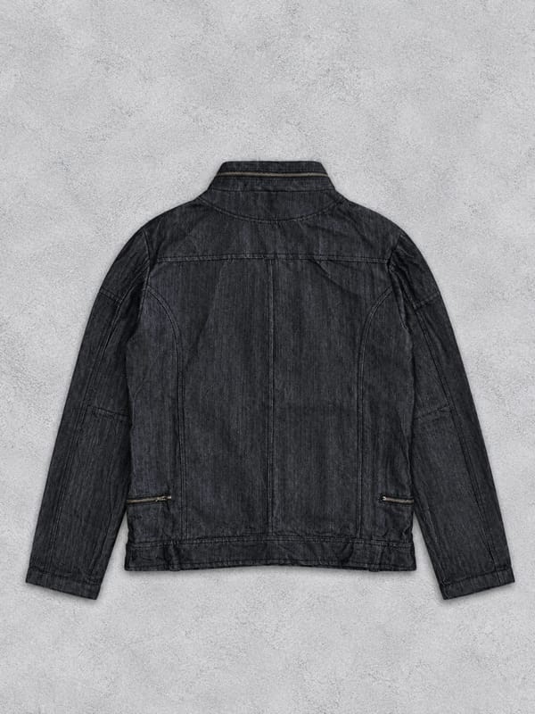 SEMANTIC DESIGN 00'S BIKER DENIM JACKET, foto 6