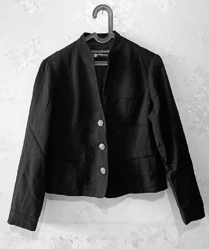 Frederic castet blazer classy hitam wanita size M, foto 3