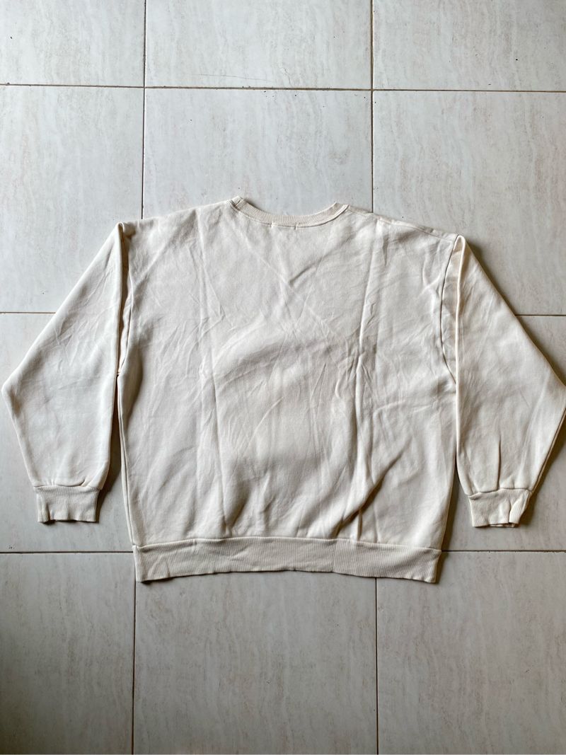 WHO.A.U Y2K Sweater Pria cream, foto 3