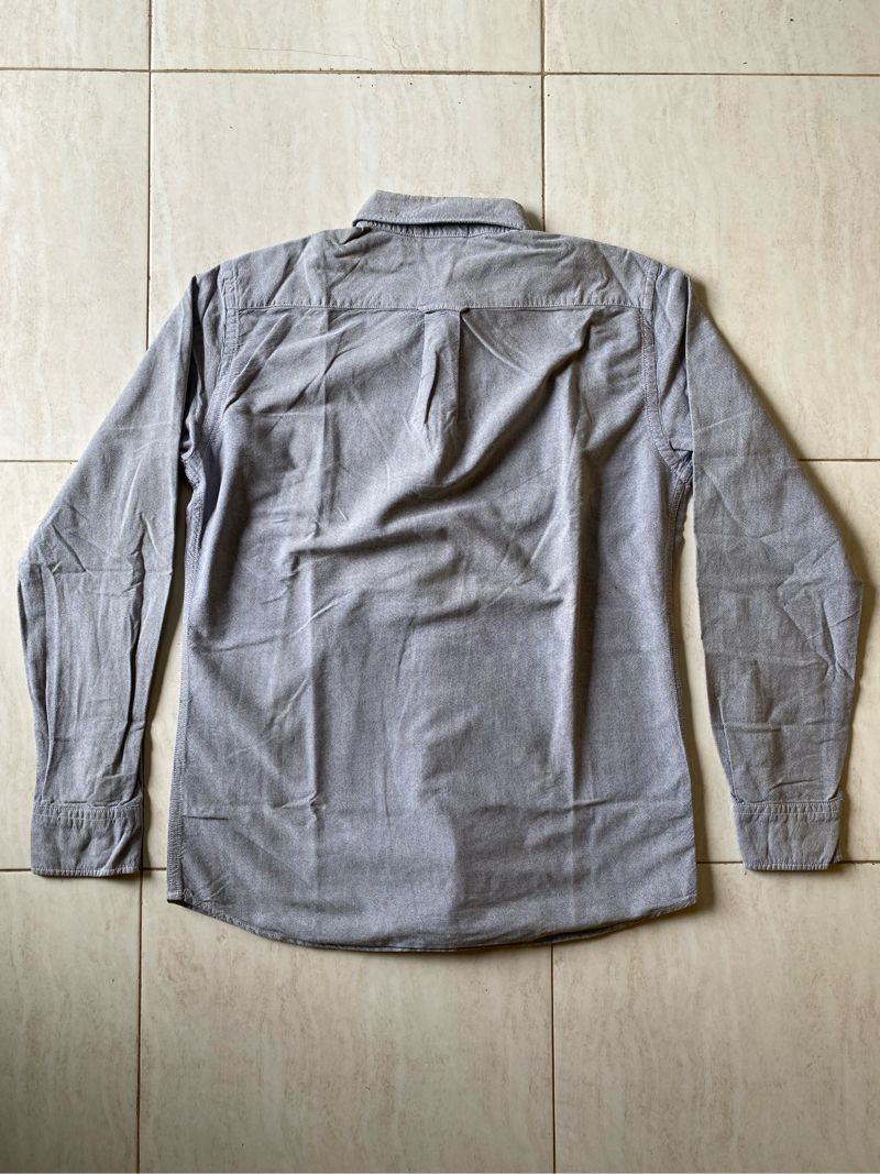 Casual Formal shirt Pria gray, foto 3