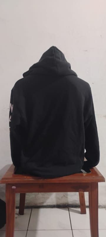 Hoodie Double Zipper GU Marvel spell out, foto 2