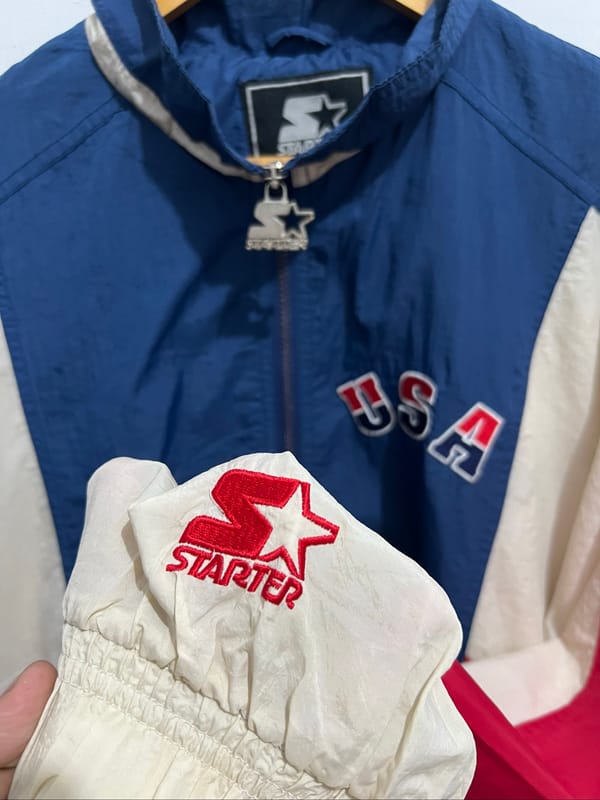 Vtg Starter USA Winbreaker Jacket, foto 4