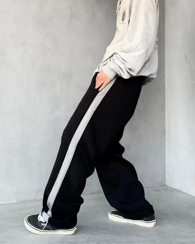 UNIQLO GREY STRIPE SWEETPANTS, foto 2