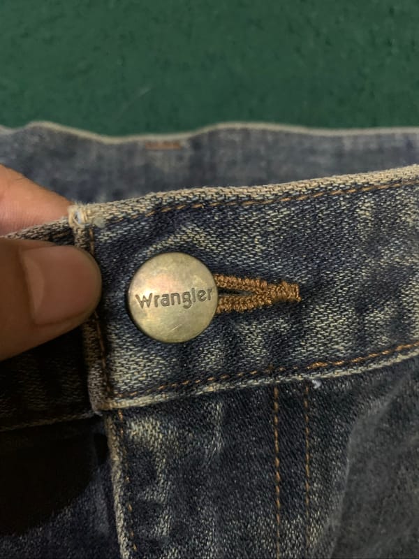 Wrangler bootcut sangat tebal, foto 3