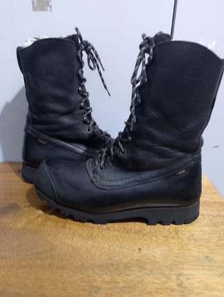 Streetwear Biker Boots Pria black