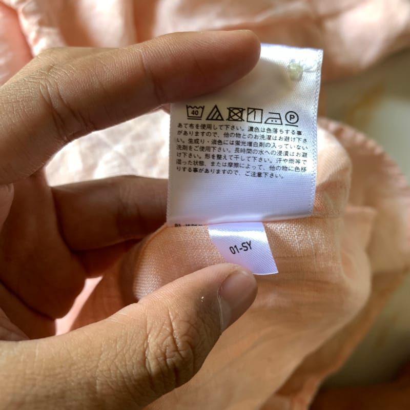 KEMEJA UNIQLO LINEN PINK, foto 5