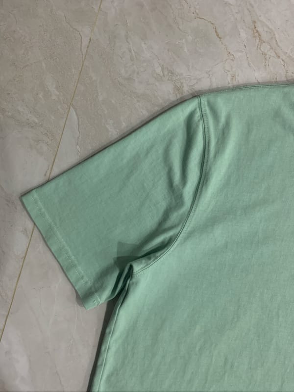 Alexandre “AMI” Mattiussi De Cour Embroidered Logo Mint Tee, foto 3