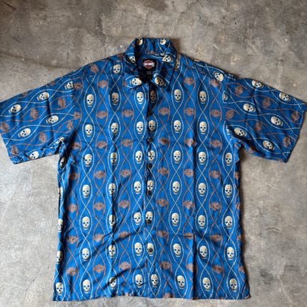 Harley Davidson Barb Wire and Skull shirts