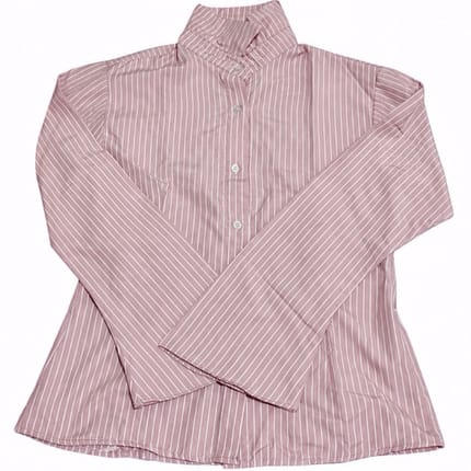 Kemeja stripe pink