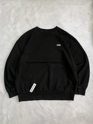fcmm black crewneck sweatshirt