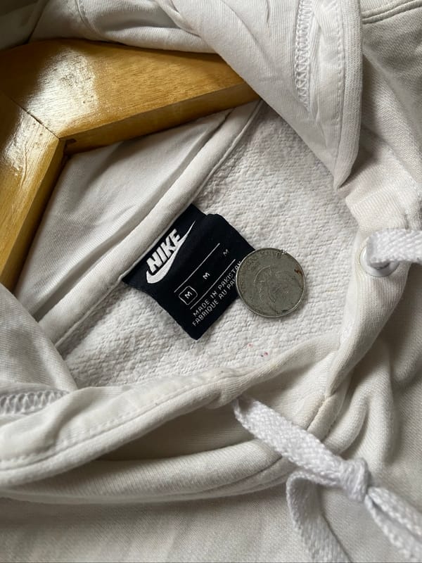 Nike Small Logo White Hoodie, foto 2