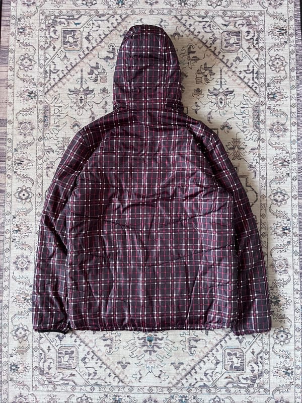 plaid jacket puffer revelsible rageblue, foto 9