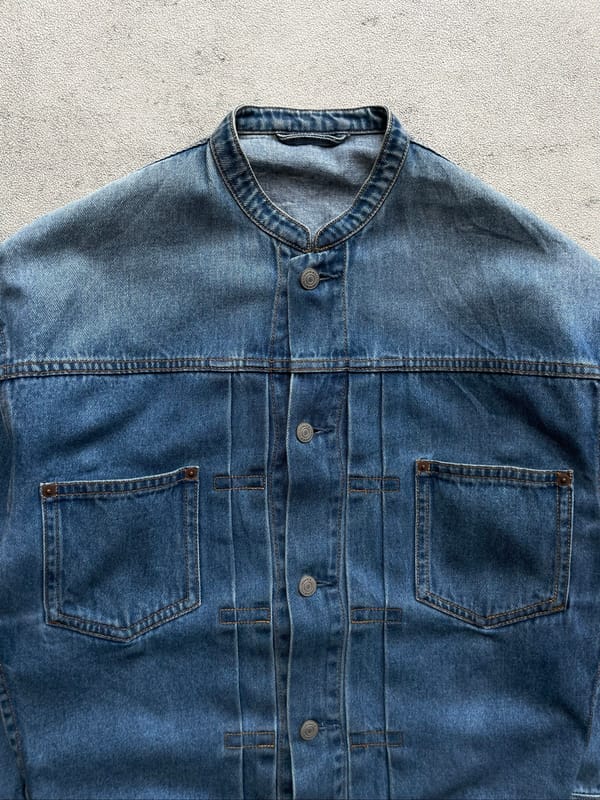 Denim jacket Pria blue, foto 3