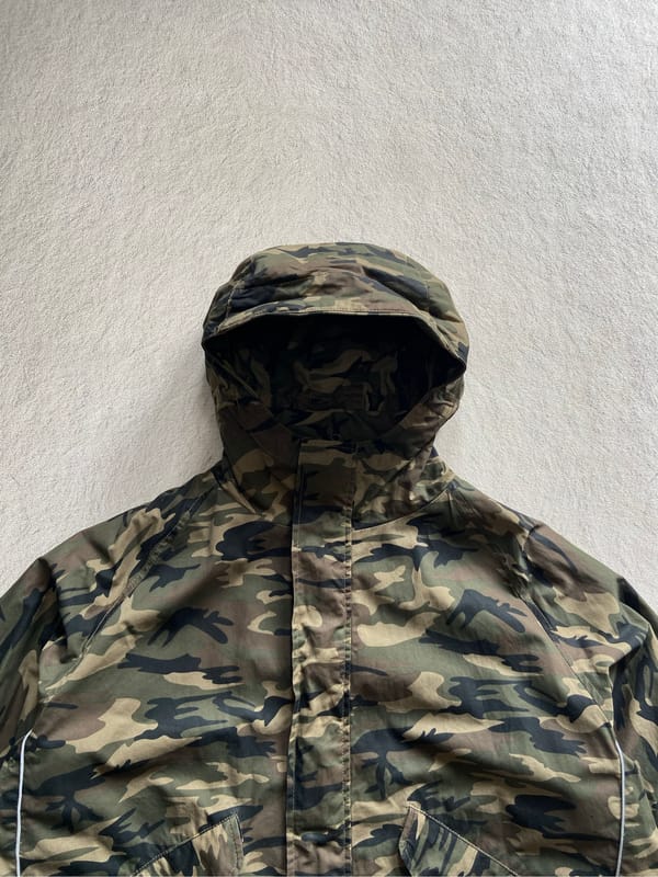 Partimento gorpcore jacket camo reflectif, foto 4