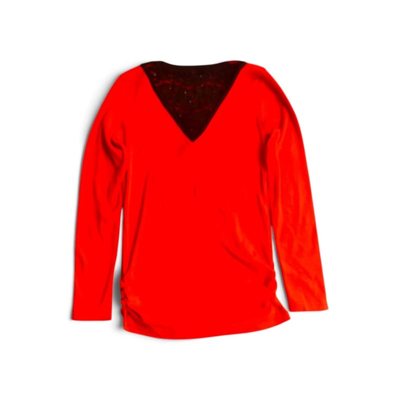 Y2K Emo Grunge Text Graphic Long Sleeve Ribbed Top, foto 5