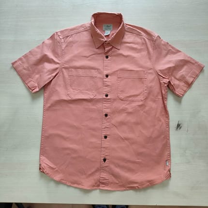 LL bean orange shirt