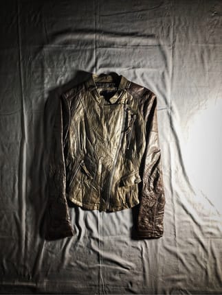 Leather Ramones Jacket by Guess