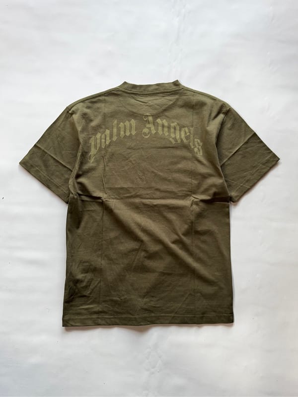 Kaos Palm Angels Olive Green, foto 2