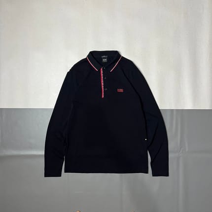 Hugo boss polo shirt long sleeve