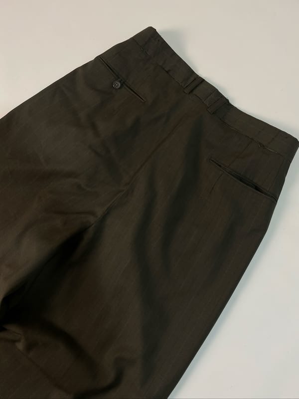 celana baggy bahan / kantor VTG, foto 8