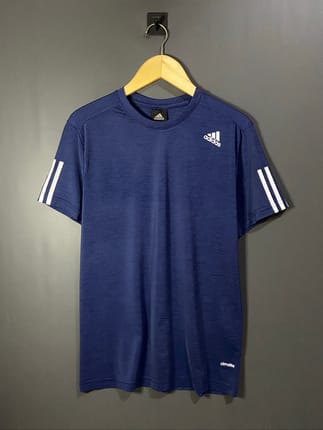 Adidas 3 Stripes Climalite Running Jersey