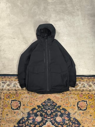 UNIQLO hybird down jaket parka hitam