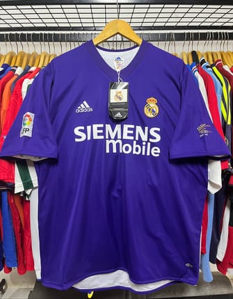 Original BNWT Jersey Real Madrid Centenary Reversible 2002