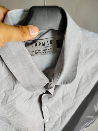 kemeja pria SIZE M topman branded