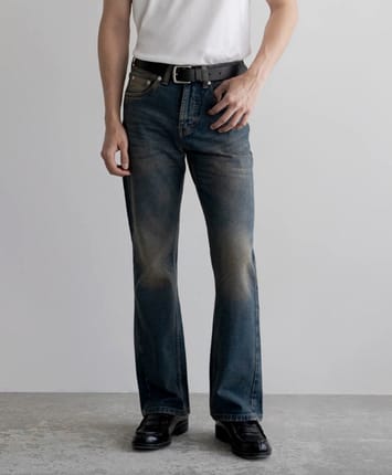 BootCut Valorum - Flare Fit Relic Fade Blue