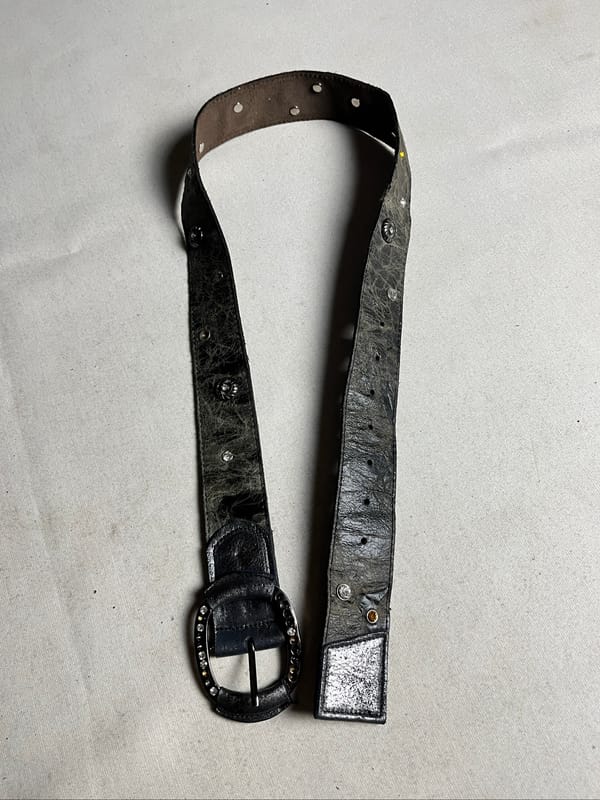 Vintage studed crystall belts, foto 4