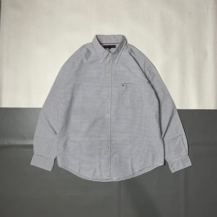 Tommy Hilfiger Minimalist T-shirt Pria blue gray
