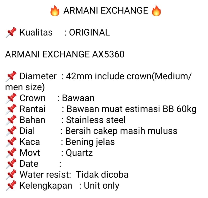 Jam tangan Armani exchange, foto 8