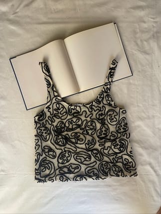 weve tank top (zara)