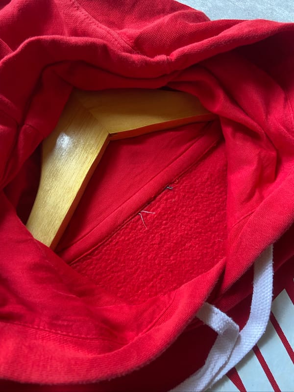 Nike Big Logo Red Hoodie, foto 3