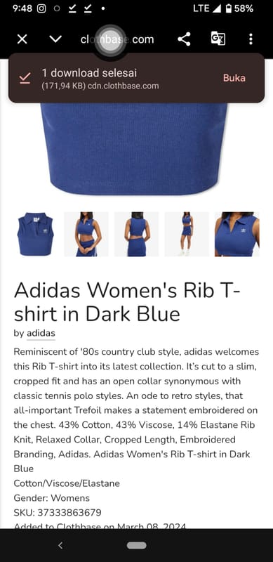 Adidas Women Rip Top, foto 2