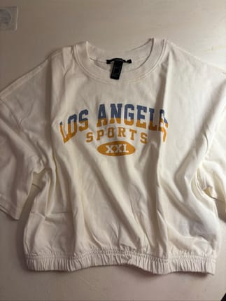 Top Asli Forever 21 Los Angeles Sports Putih